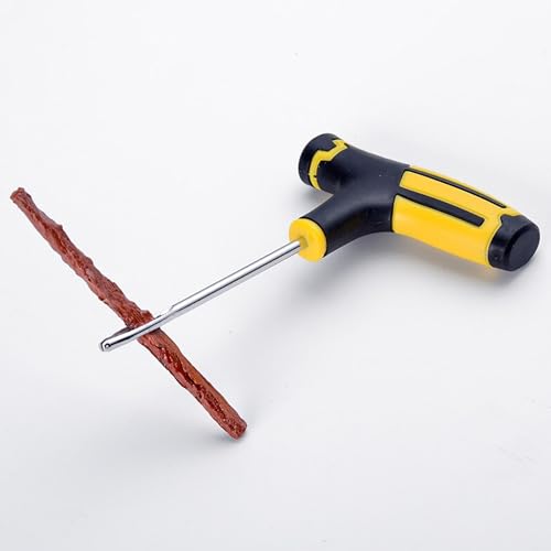 Foto de Airmoto Kit de tapones para neumáticos – Kit de reparación universal de neumáticos con tapones para neumáticos sin cámara – Kit de parches de neumáticos para fijar pinchazos y tapar planos en (imagen 8)