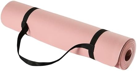 Amazon Basics 1/4 Inch Thick TPE Exercise Yoga Mat with Carrying Strap review