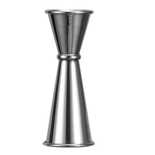 Vaso medidor doble para cóctel acero inoxidable 1.5 oz miniatura 1