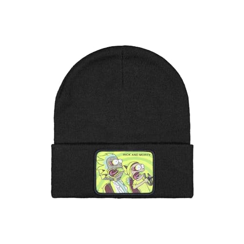 Capslab Rick and Morty Black Beanie - One-Size