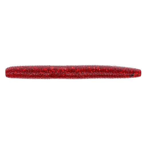 Yamamoto 3" SLIM SENKO RED W/ LARGE RED FLAKE (10 PACK) - image 1