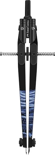 FABER-CASTELL 574454 - Bussola a regolazione rapida Shiny Twist, incl.