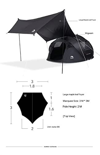 Carpa automática para camping 3-8 personas miniatura 6