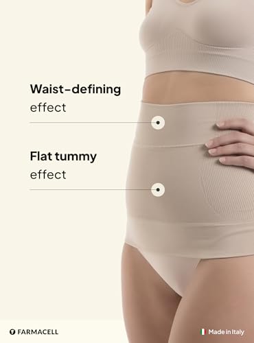 Farmacell Waist Trainer for Women 605 Made in Italy - Seamless Shapewear Tummy Control - Slimming Corset Shapewear3