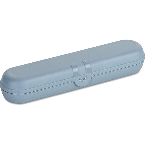 Koziol KLIKK Besteck-Etui ohne Besteck, Besteckbox to go, Outdoor Besteck-Behälter für Camping, Wiederverwendbare Besteck-Verpackung, Bestecktasche,...