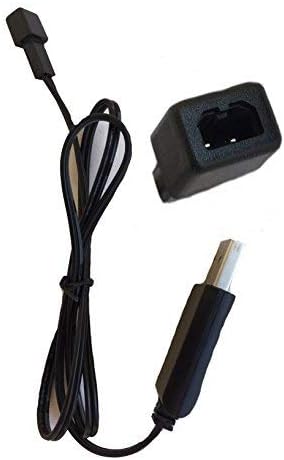 വശം view of a single Sky Viper USB drone battery charger