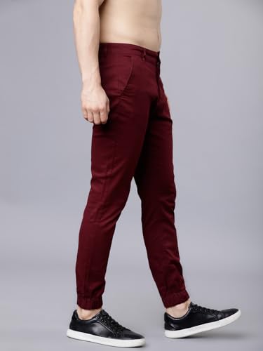 Image of Highlander Men's Tapered Fit Cargo Trousers| Stylish & Comfortable for Casual, Travel & Active Wear