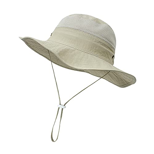 YAMEE Niños Sombrero de Sol para bebé,Sombreros de Playa Ajustable,Gorra de Visera niño para 6 Me