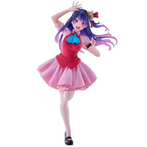 IQITOYS Figura Hoshino Ai de 20 cm, figura de anime Oshi no Ko cantando, modelo de estilismo, decoración de escritorio, material de PVC, regalo para fans y amigos (B)