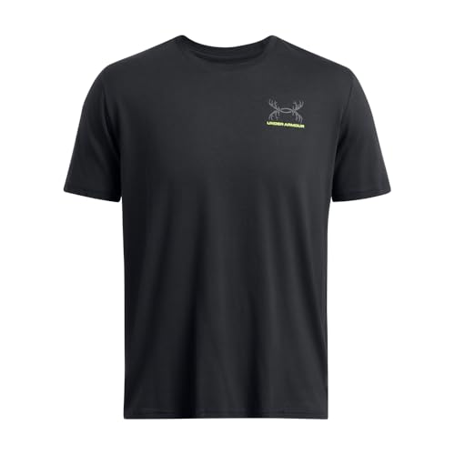 Under Armour Mens Schematic White Tail Short Sleeve T Shirt | Casual Hunting Apparel | Antler and White Tail Graphic Tee3