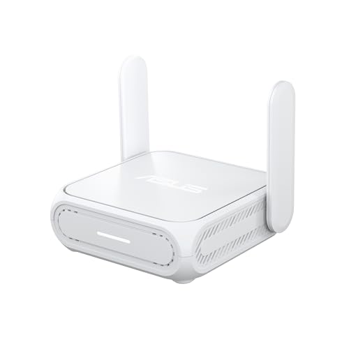 ASUS RT-BE58 Go Dualband WiFi 7 (802.11be) Travel Router (bis zu 3600 Mbps, 4G & 5G Mobile Tethering, Public WiFi (WISP) Mode, 2.5G Port, Guest Network Pro SSIDs für VPN, IoT Geräte & Guest Portal)