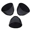 3pcs Silicone Mask Bowl The Mask DIY Mask Accessories Mask Making Bowl Mask Mixing Bowl Mask Mixing Silicone Bowl Salon Mask Bowl Silicone Seasoning Bowl Black
