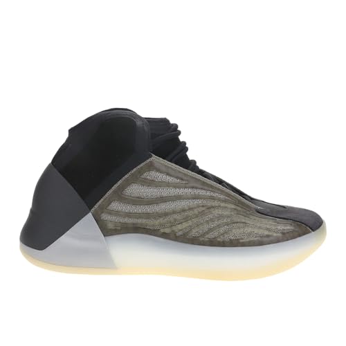 Image of adidas Yeezy Quantum Lace-Up Sneakers- Knitted Elastic Collar, Mesh Upper with RPU Cage, Boost Cushioning - Yeezy Shoes