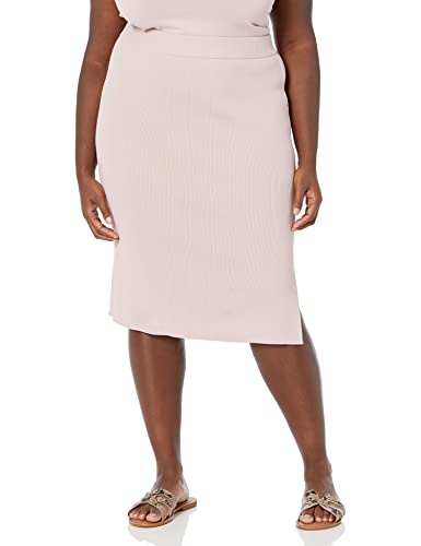 The-Drop-Womens-Vera-Slim-Side-Slit-Midi-Sweater-Skirt
