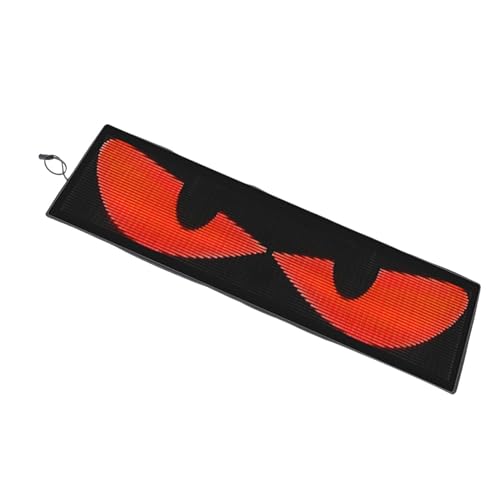 Flexible LED Screen 32x128 Dot Pixels Color RGB Array Panel Scrolling Display Sign BT APP Control for Car Decoration and Parties (US Plug)