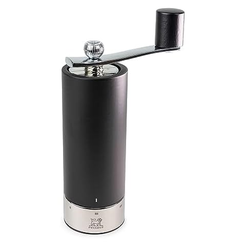 Peugeot Isen Manual Salt Mill with Crank Handle Cover