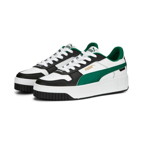 Image of PUMA Women's Carina Street Sneaker, Puma White Vine Puma Black, 6 UK