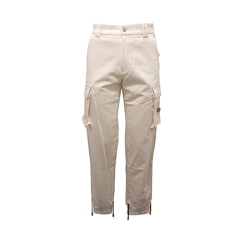 GCDS 1579AR pantalone cargo denim confortable pour homme à poches amples