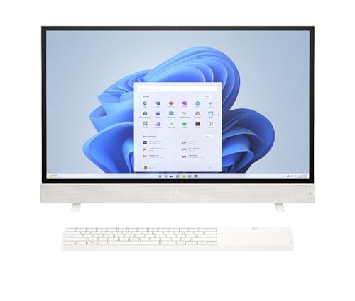 HP Envy Move 24-cs0000sl todo en uno portátil, Intel Core i5-1335U, 16GB RAM LPDDR5, 1 TB SSD NVMe, tarjeta gráfica Intel UHD, pantalla QHD de 24' Touch IPS, Wi-Fi, audio 5W, Windows 11, blanco