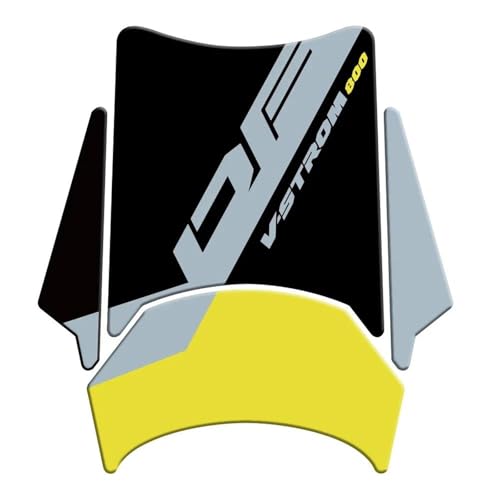 TAHDP Adhesivo para Motocicleta, Protector De Pintura para Depósito De Combustible, para Suzuki V-Strom 800DE DL800DE 2023-2024 Adhesivo para depósito(Oro)