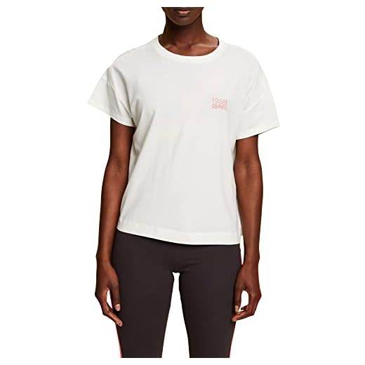 ESPRIT RCS Camiseta para Senderismo, Blanco Crudo, M para Mujer