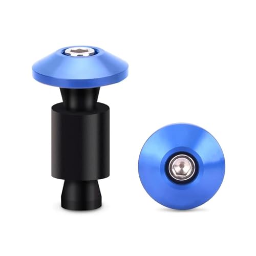 Bouchon d'extrémité capuchon guidon Pour MSX 125 CB650R CB125R XADV X ADV 750 X11 ST1300 Embouts De Guidon De Moto Cache Poignée(BLEU)