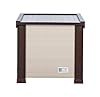 New Age Pet ECOFLEX Albany Outdoor Cat House - Weatherproof, Insulated, Elevated Floor, Dual Escape Doors, Easy Assembly, Moisture & Odor Resistant, 10-Year Warranty, Maple/Brown #3