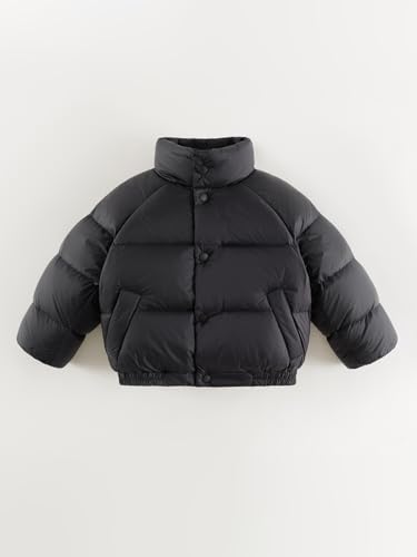 marc & janie Boys Girls Preppy Style Loose Down Jacket Standing Collar Zip Coat Warm Outerwear 2409134