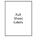 Avery Full Sheet Printable Shipping Labels, 8.5