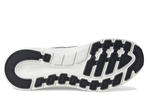 Skechers Men's Slip-ins: Arch Fit 2.0-Look Ahead Knit Lace Up Slip On Sneakers, White/Black, 11.5