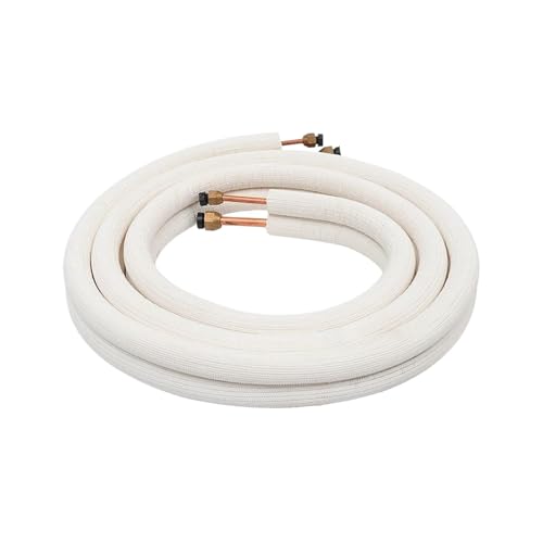 3Meter Air Conditioner Pair Coil Tube 1/4In 3/8In Insulated Copper Line Wire Set Air Conditioner Parts Refrigerant Tube