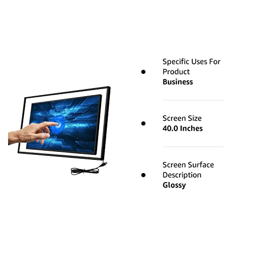 Specialtouch 40 Inch Infrared Touch Screen Frame 20 Points Interactive Ir Touch Panel Overlay Suitable For Touch Monitor Tv Frame, Touch Whiteboard #TOP7
