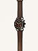 Fossil Men's Commuter Stainless Steel and Leather Hybrid Smartwatch, Color: Black, Brown (Model: FTW1149)