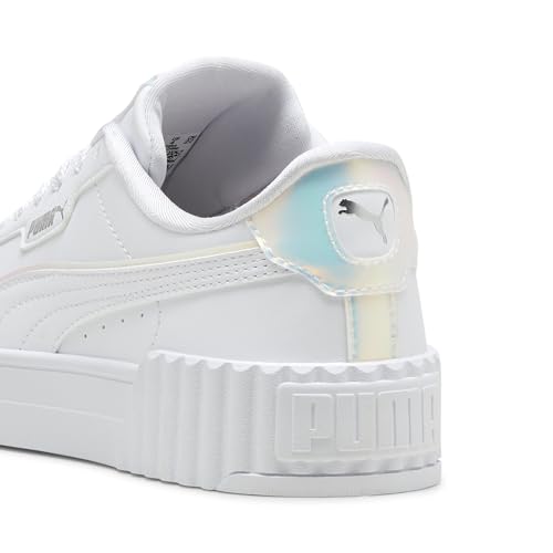 PUMA Carina Shoes Sneaker, White-White-Gray Violet, 4.5 US Unisex Big Kid3