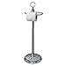 nu steel Nusteel TGC13IMH Freestanding Toilet Tissue Paper Roll Holder Stand Metal with Chrome and Ice Mosaic Finish