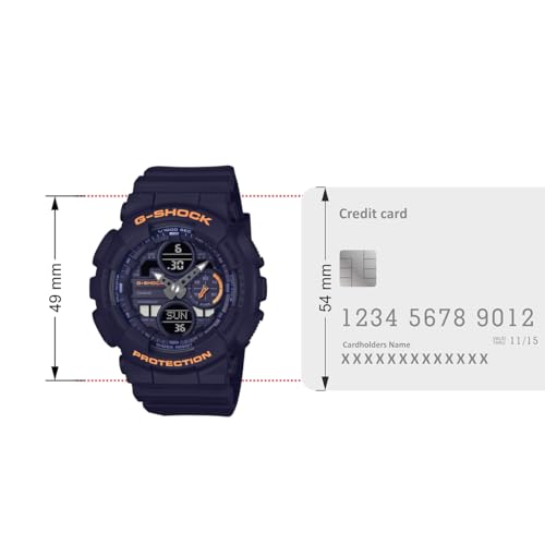 Image of Casio G-Shock Women GMA-S140-2A2DR Analog-Digital Blue Watch Women (G1779)