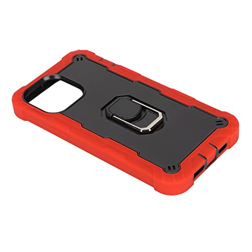 Rankomu Armor - Funda protectora para iPhone 13 Pro Max, color rojo y negro, protección duradera, diseño ligero