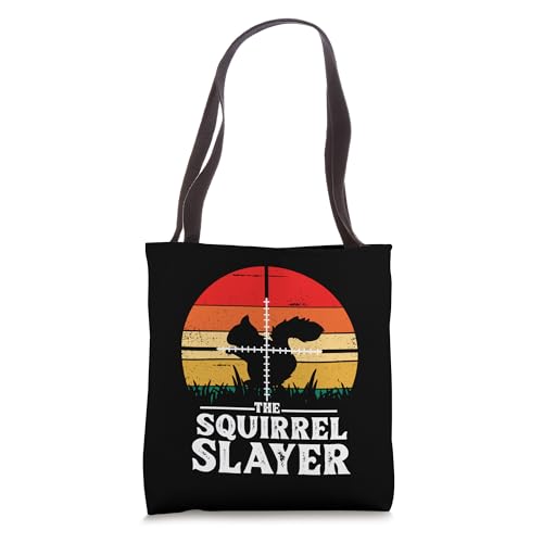 Funny Squirrel Hunter Tote Bag