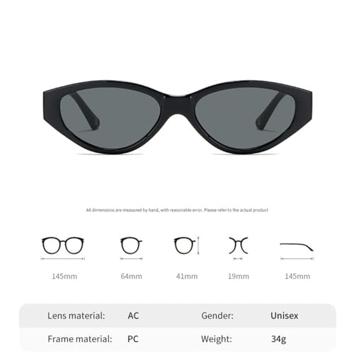 Vintage Cat Eye Sunglasses Women Small Sun Glasses Retro Shades Eyewear for Ladies2