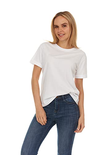 Brix Womens Loose Fit Tee - Shirts Crewneck Cotton Tees.2