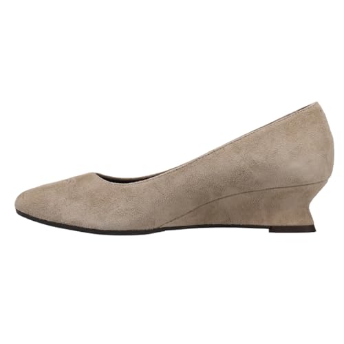 VANELi Womens Kadir Pumps Dress Casual Low Heel 1-2" - Beige3