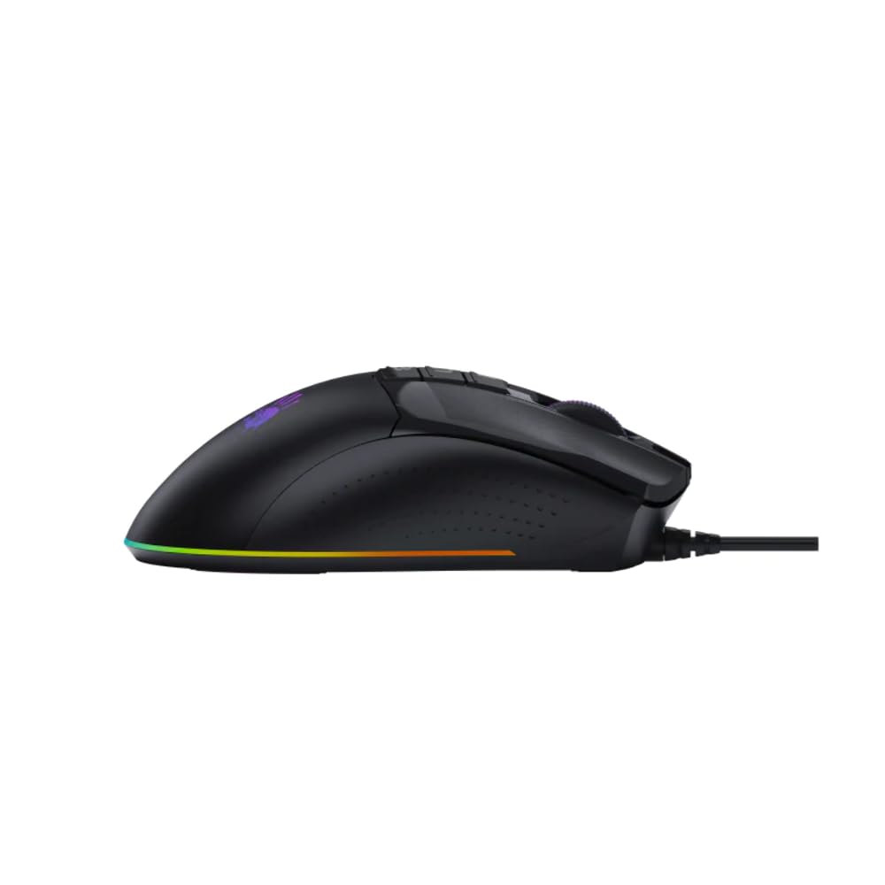 Bloody W90 MAX 10.000 CPI - Ratón óptico RGB Negro con Cable para Juegos, 10 Botones