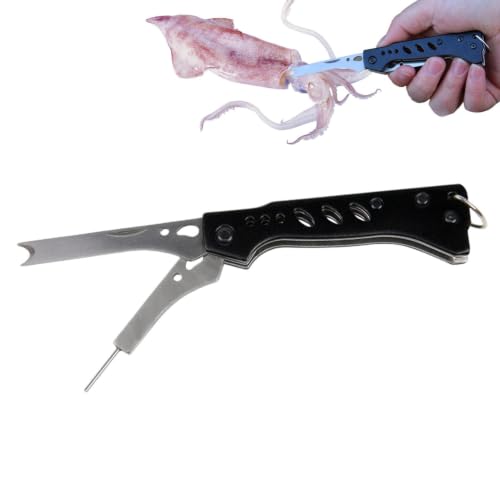 Accesorios de corte con mango de acero inoxidable y herramientas de pesca duraderas