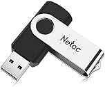 Netac 128GB USB 3.2 Flash Drive 128GB High Speed Swivel Design Memory Stick Up to 90MB/s Pen Drive Thumb Drive for Data Storage