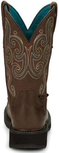 Justin 11" Tasha Waterproof Round Toe Brown Water Buffalo 9.5 B (M) | Image 4