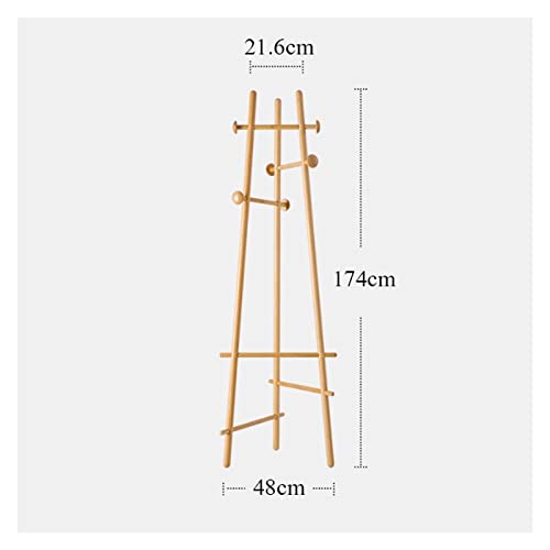 Perchero de pie para ropa moderno y estante de dormitorio minimalista negro 3