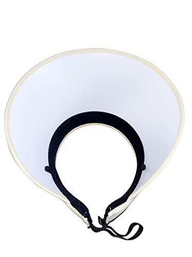Women's Sun Hat Wide Brim Visor Uv Protection Summer Outdoor Beach Hats Beigeblack F #TOP1