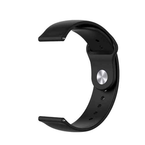 Image of YODI 22mm New Metal Buckle Original Colourful Silicone Strap Band Compatible with Amazfit GTR 2, GTR 2e, GTR 47MM / Noise Fit Endure, Evolve, Active Smartwatch Bands