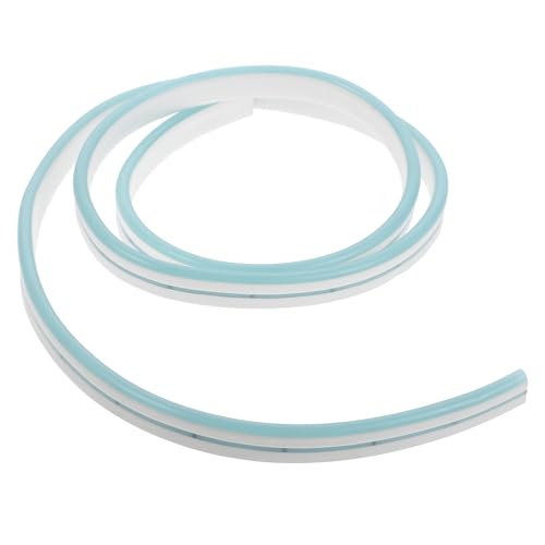 Tira de luz LED de silicona VALICLUD 12V azul hielo 1M miniatura 1