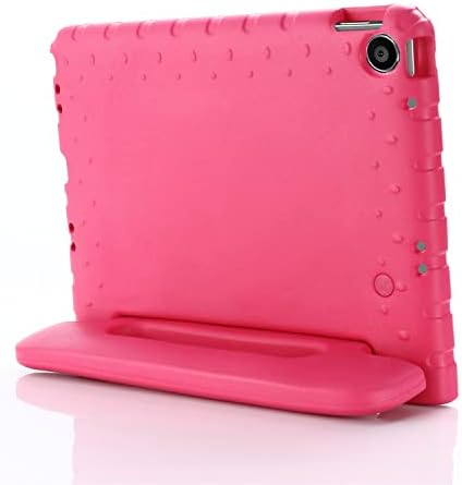 Case for Lenovo Tab M10 Plus 10.6" (3rd Gen 2022) Tablet, KAVON TB-125F TB-128F EVA Lightweight Shockproof Dropproof Handle Kickstand Protective Cover (Rose Red)